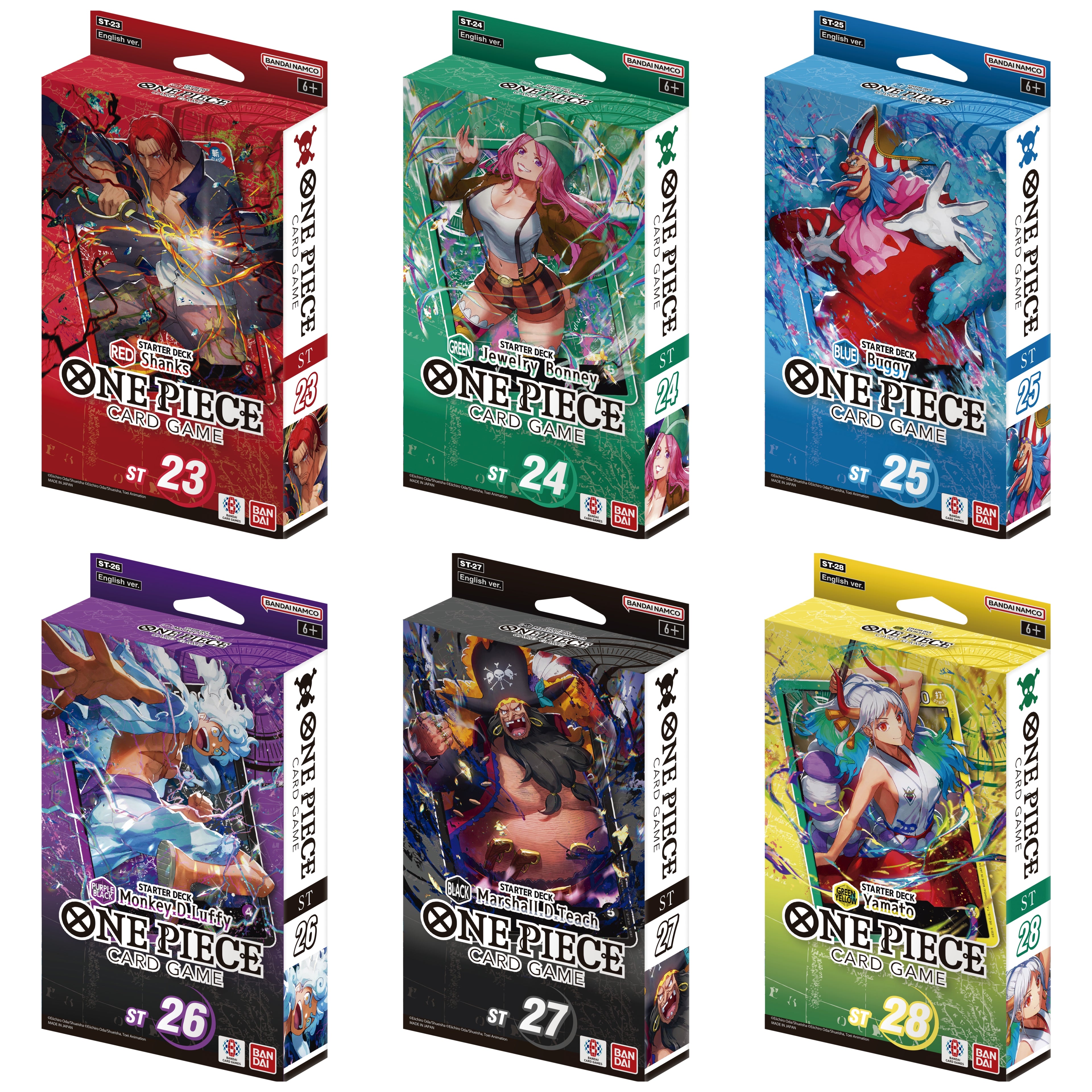 Starter Deck ST23 • ST24 • ST25 • ST26 • ST27 • ST28 - One Piece Card Game