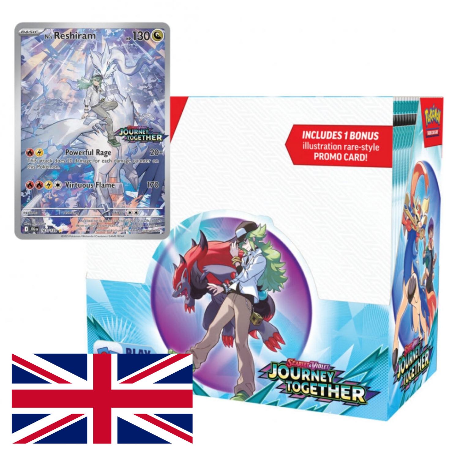 Caja Especial 36 sobres Pokémon Journey Together y Juntos de Aventura