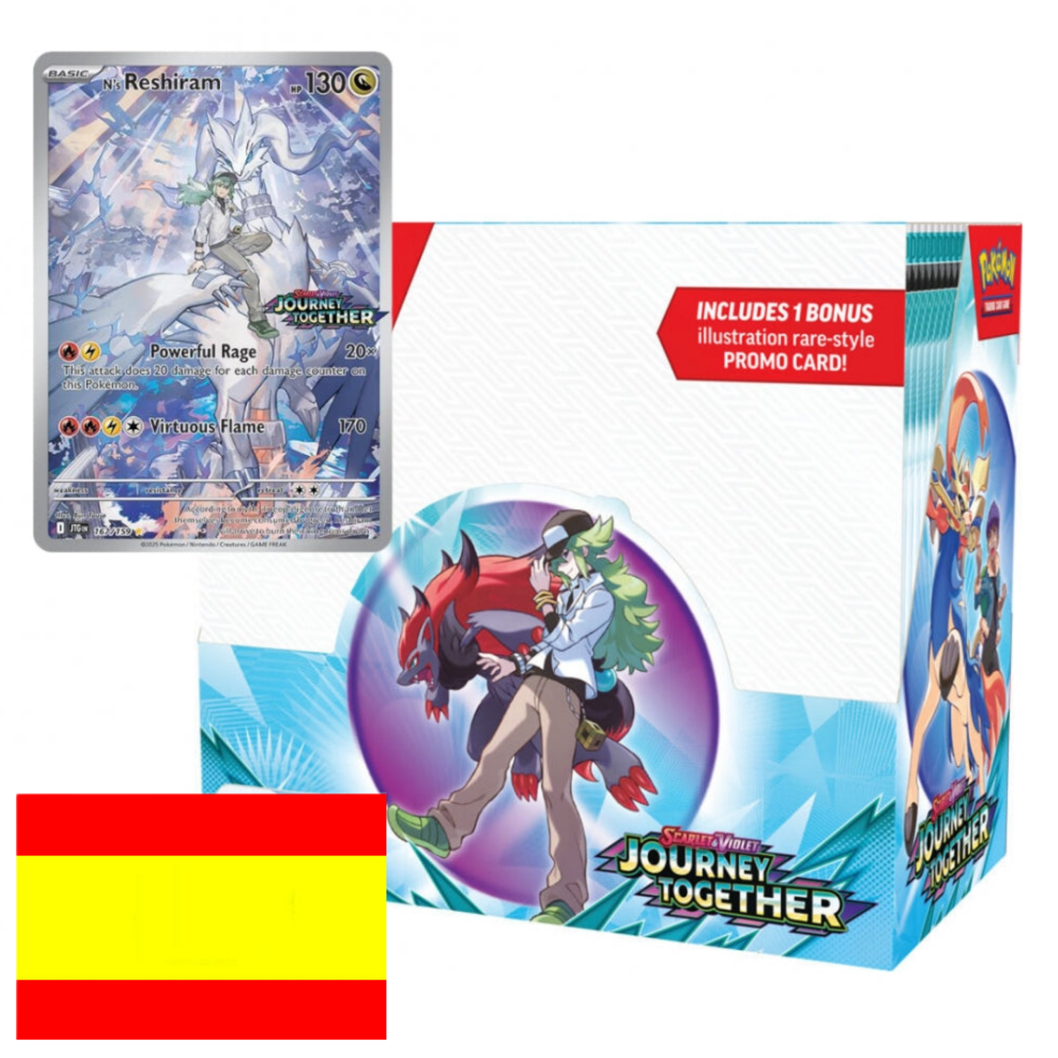Caja Especial 36 sobres Pokémon Journey Together y Juntos de Aventura