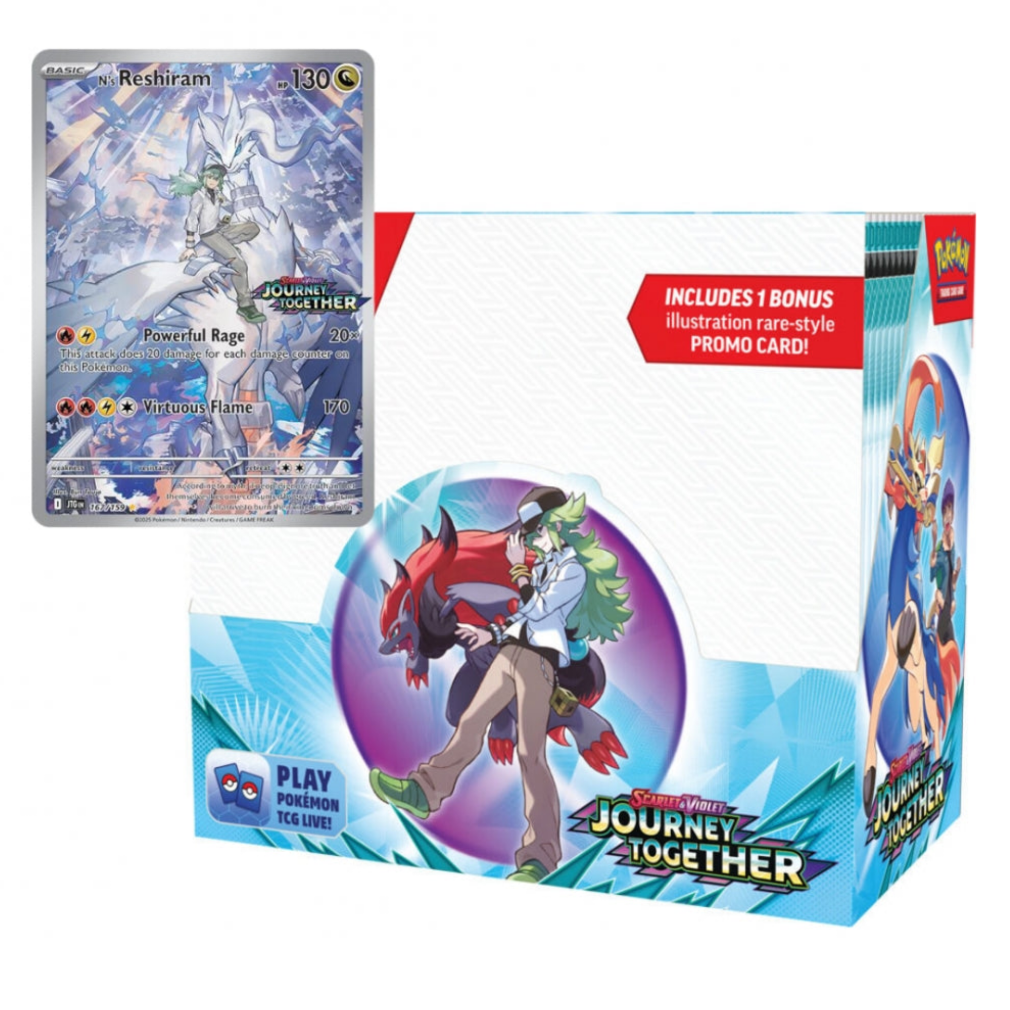 Caja Especial 36 sobres Pokémon Journey Together y Juntos de Aventura