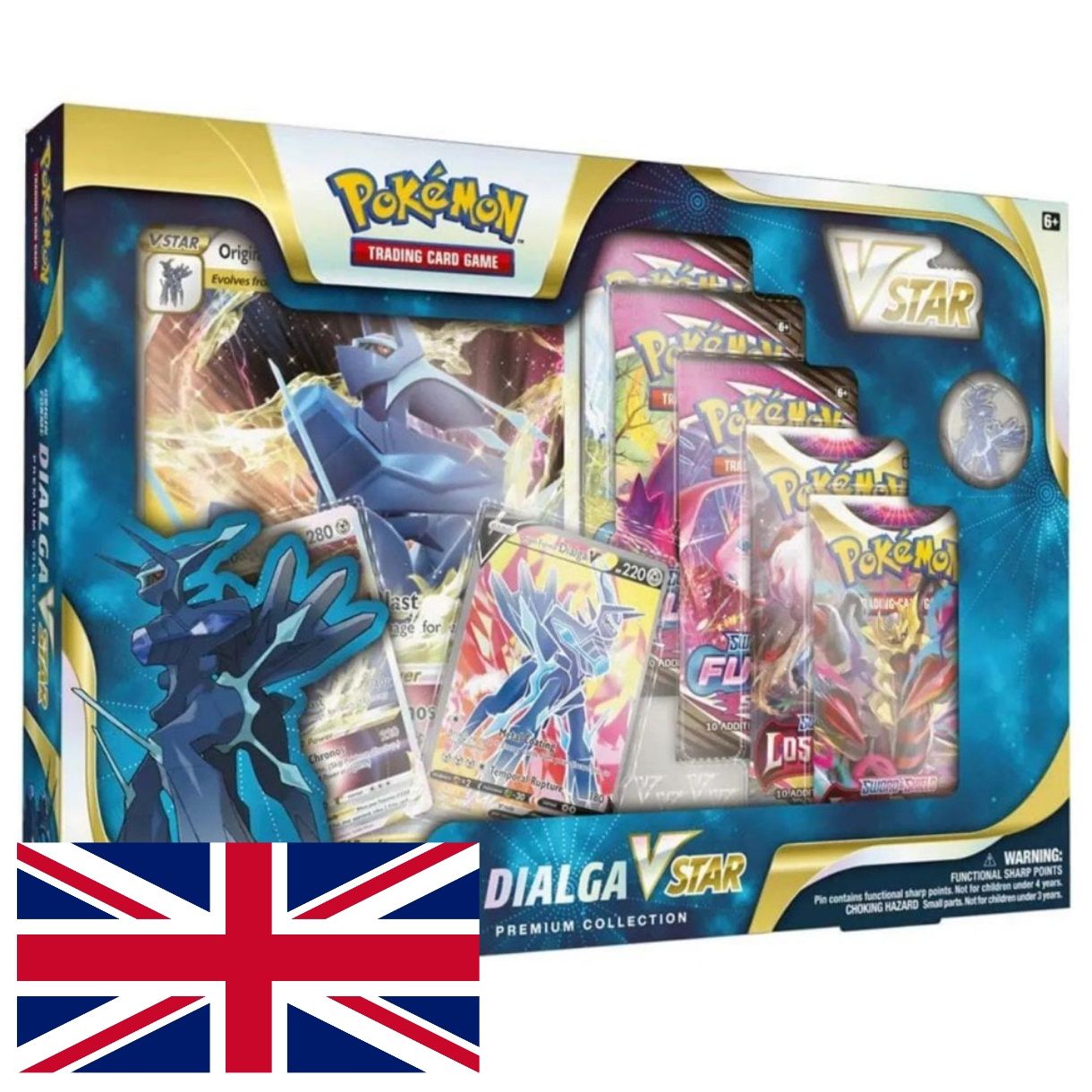 Colecciones Premium Dialga Origen V-ASTRO y Palkia Origen V-ASTRO Pokémon