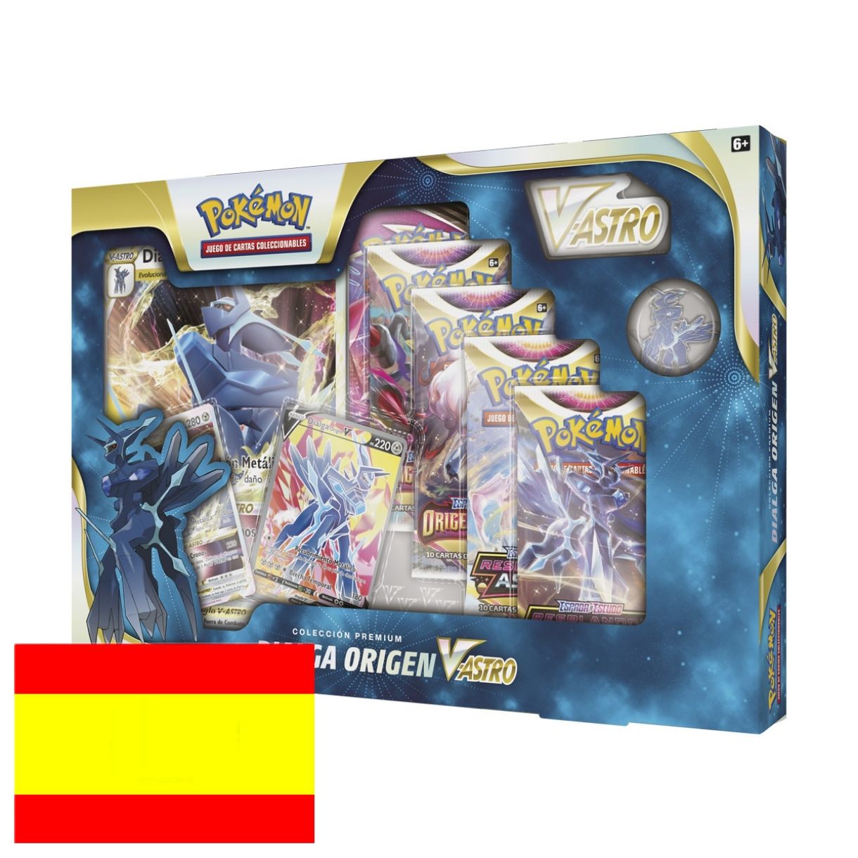 Colecciones Premium Dialga Origen V-ASTRO y Palkia Origen V-ASTRO Pokémon