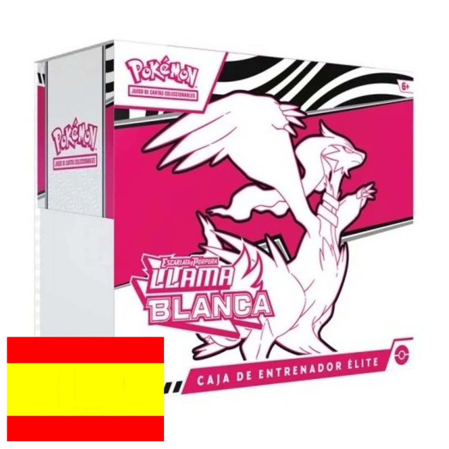 Caja de Entrenador de Elite Pokémon White Flare - Black Bolt y Llama Blanca - Fulgor Negro