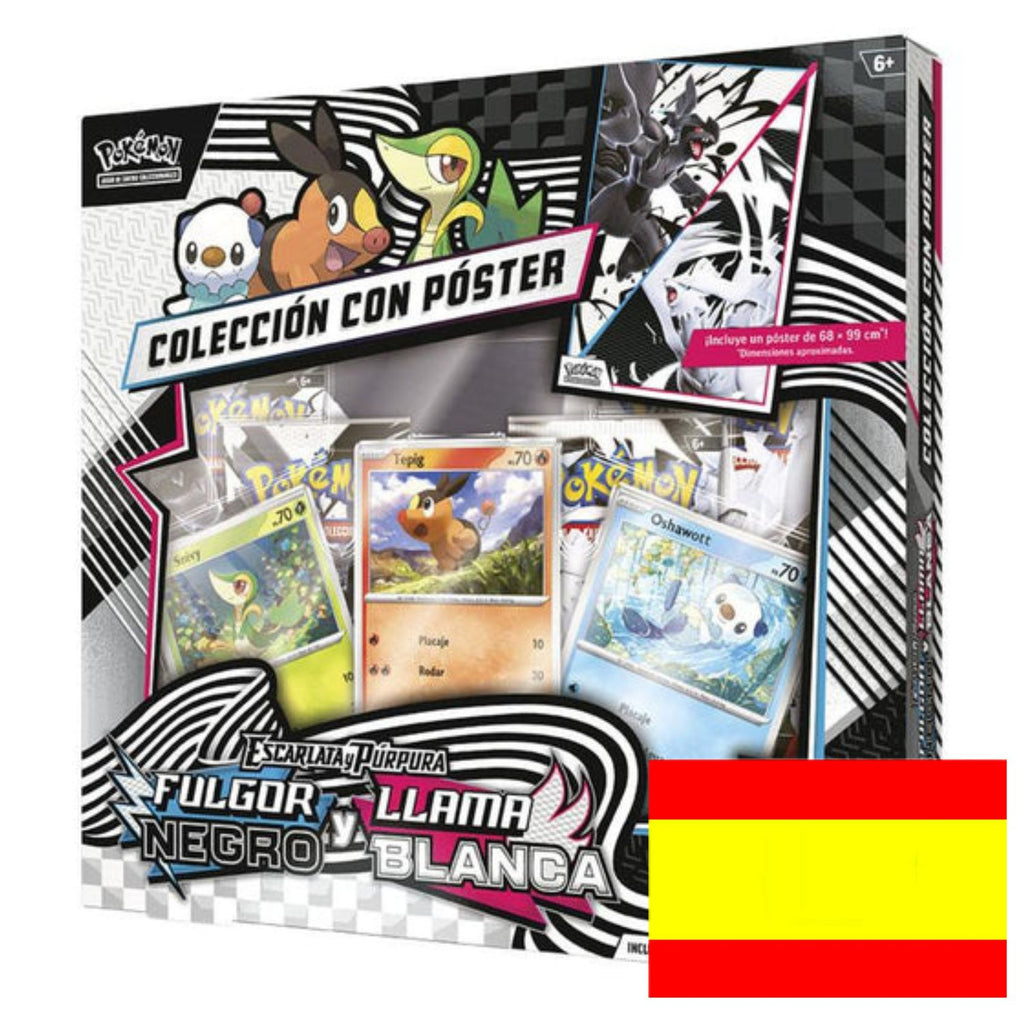 Unova Poster Collection Pokémon White Flare - Black Bolt y Llama Blanca - Fulgor Negro