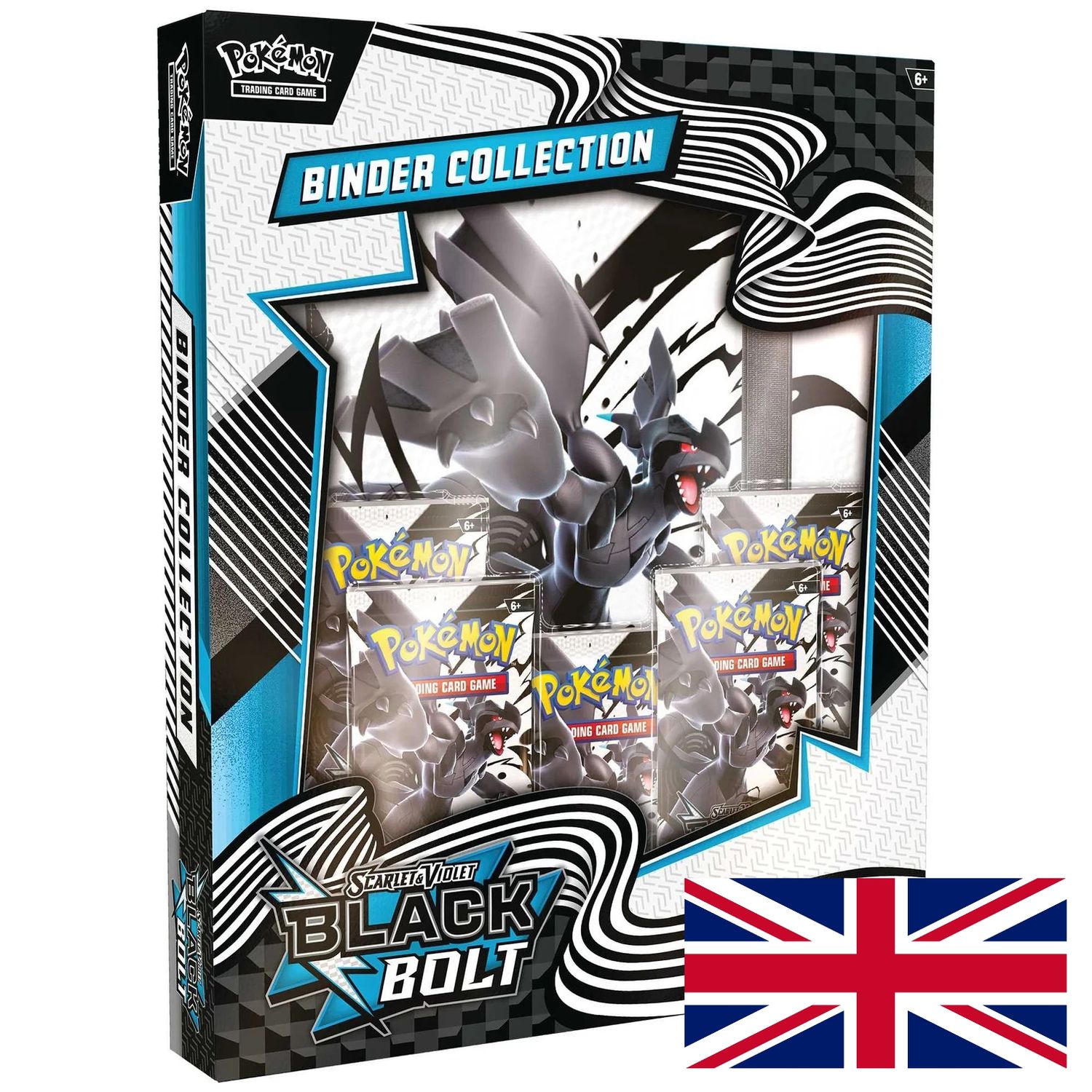 Binder Collection Pokémon White Flare - Black Bolt y Llama Blanca - Fulgor Negro
