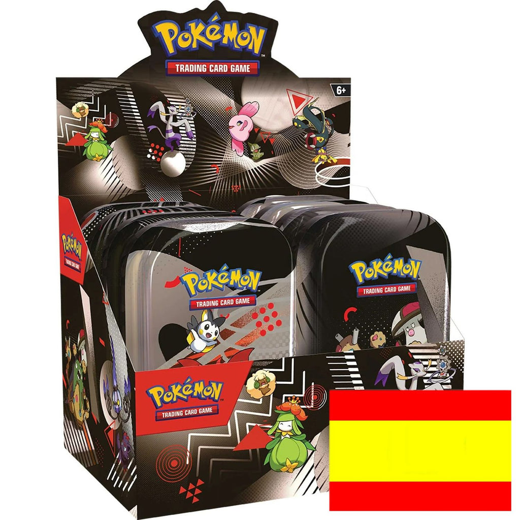 Mini Latas Pokémon White Flare - Black Bolt y Llama Blanca - Fulgor Negro