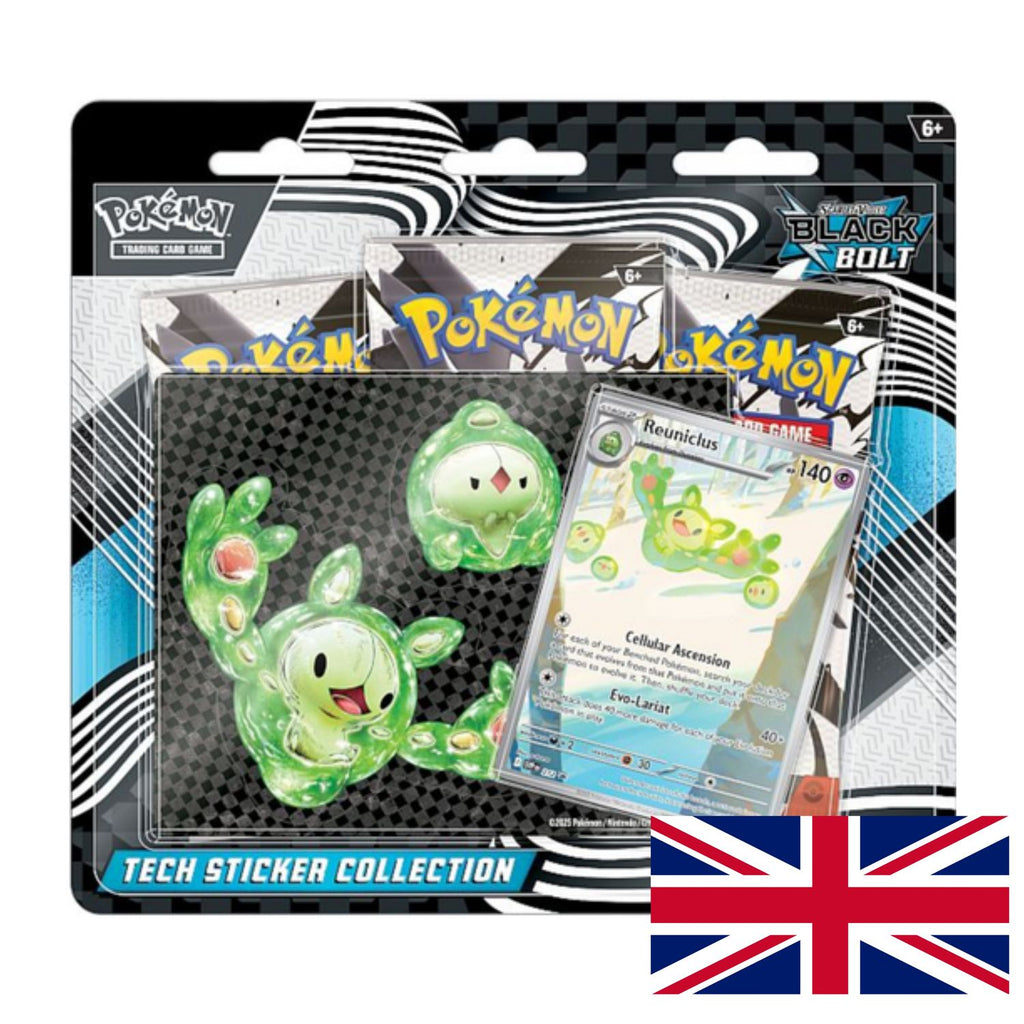 Tech Sticker Collection Pokémon White Flare - Black Bolt y Llama Blanca - Fulgor Negro