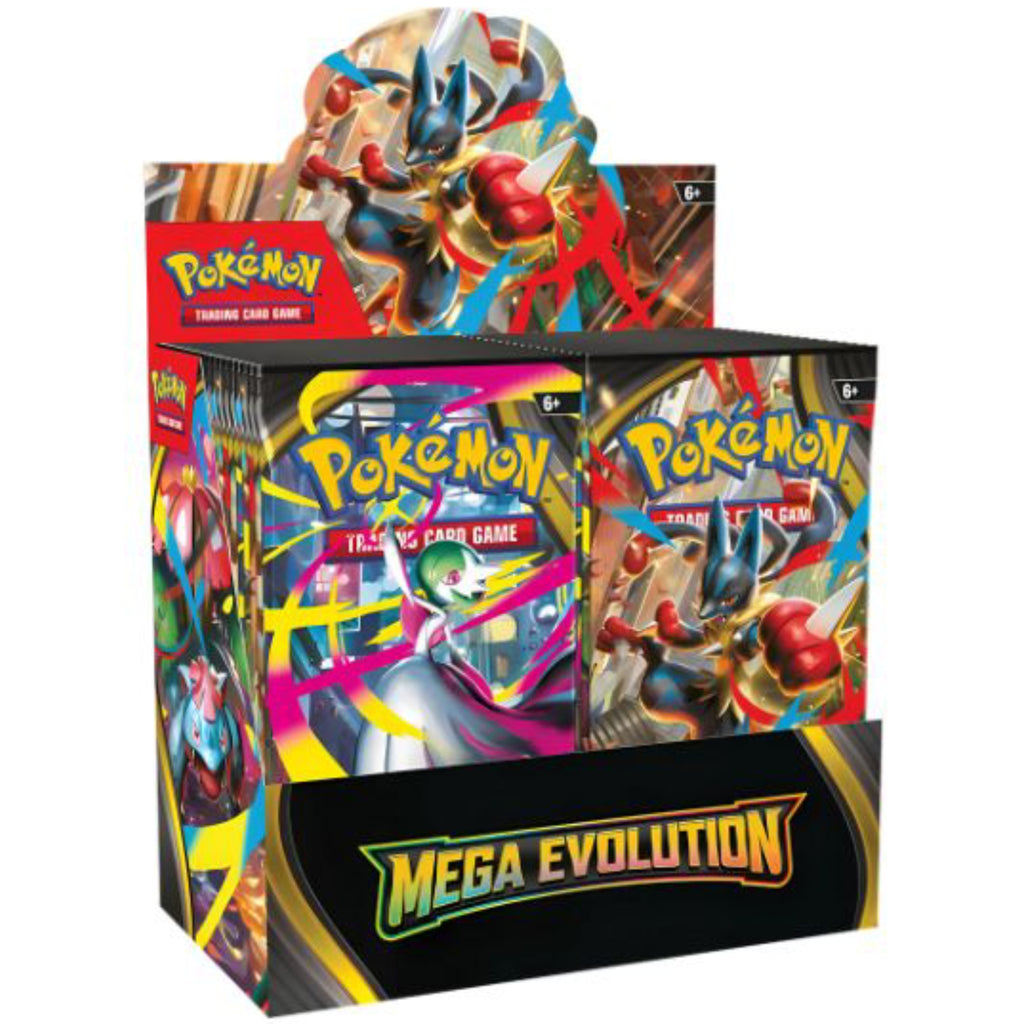 Caja 36 sobres Pokémon Mega Evolution y Mega Evolución