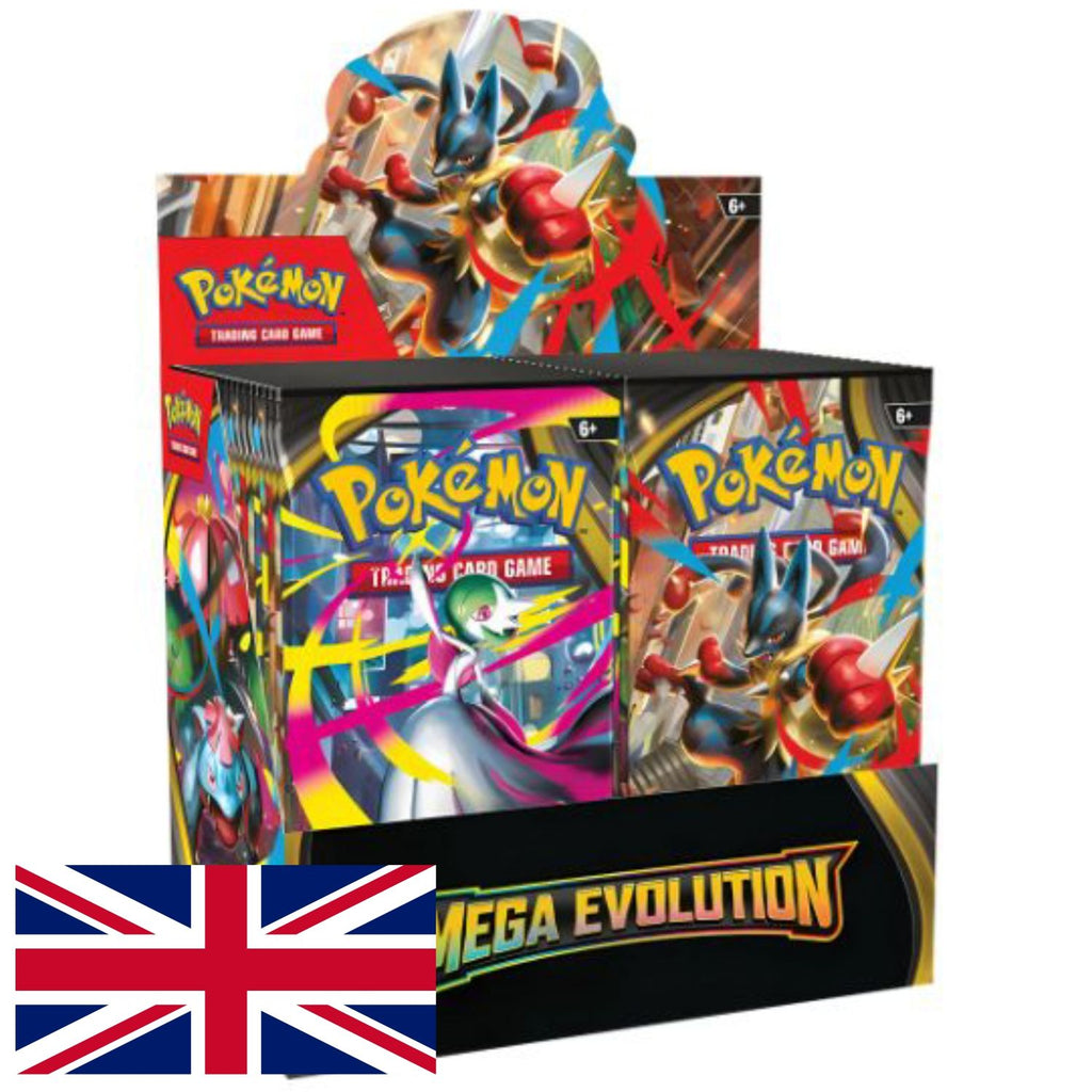 Caja 36 sobres Pokémon Mega Evolution y Mega Evolución