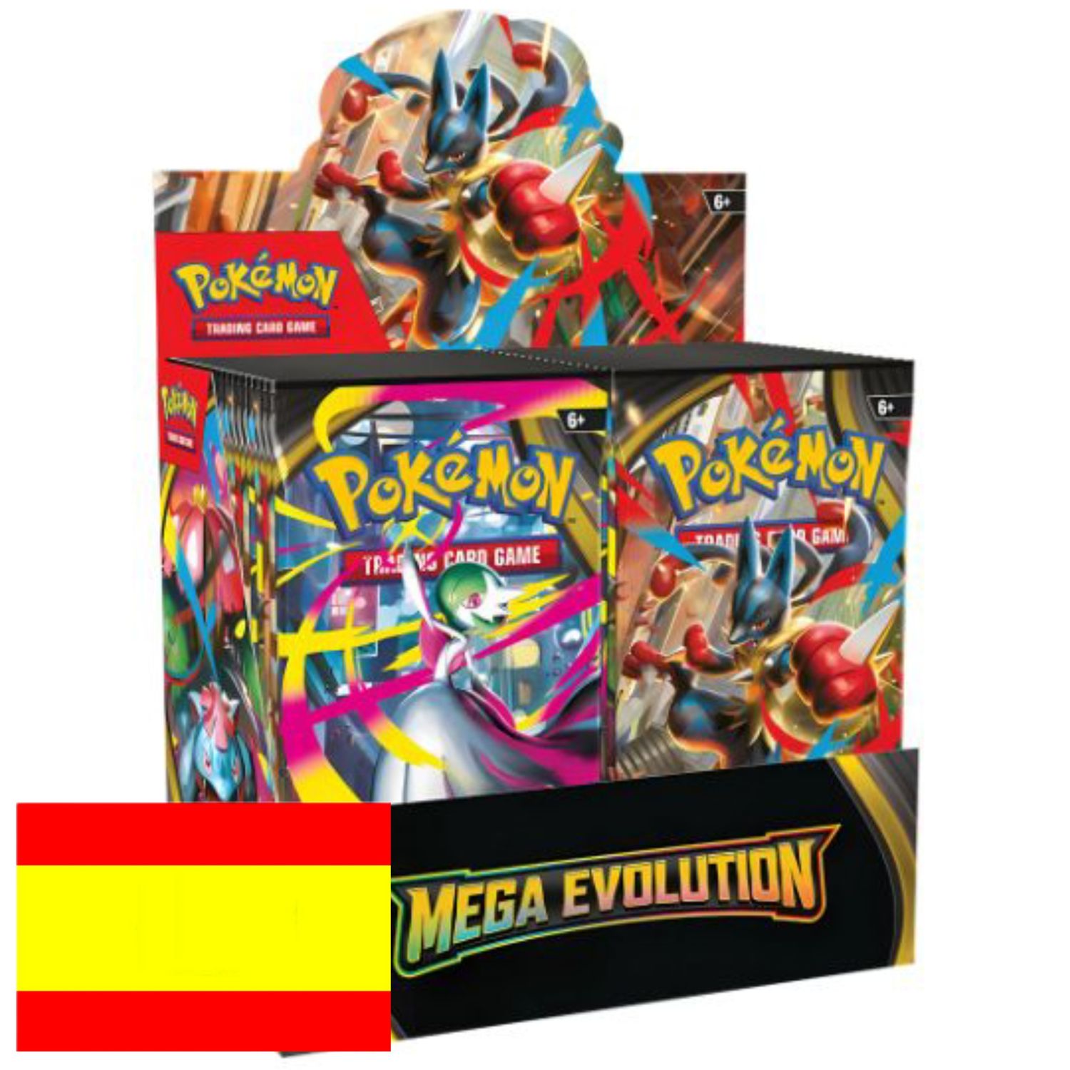 Caja 36 sobres Pokémon Mega Evolution y Mega Evolución