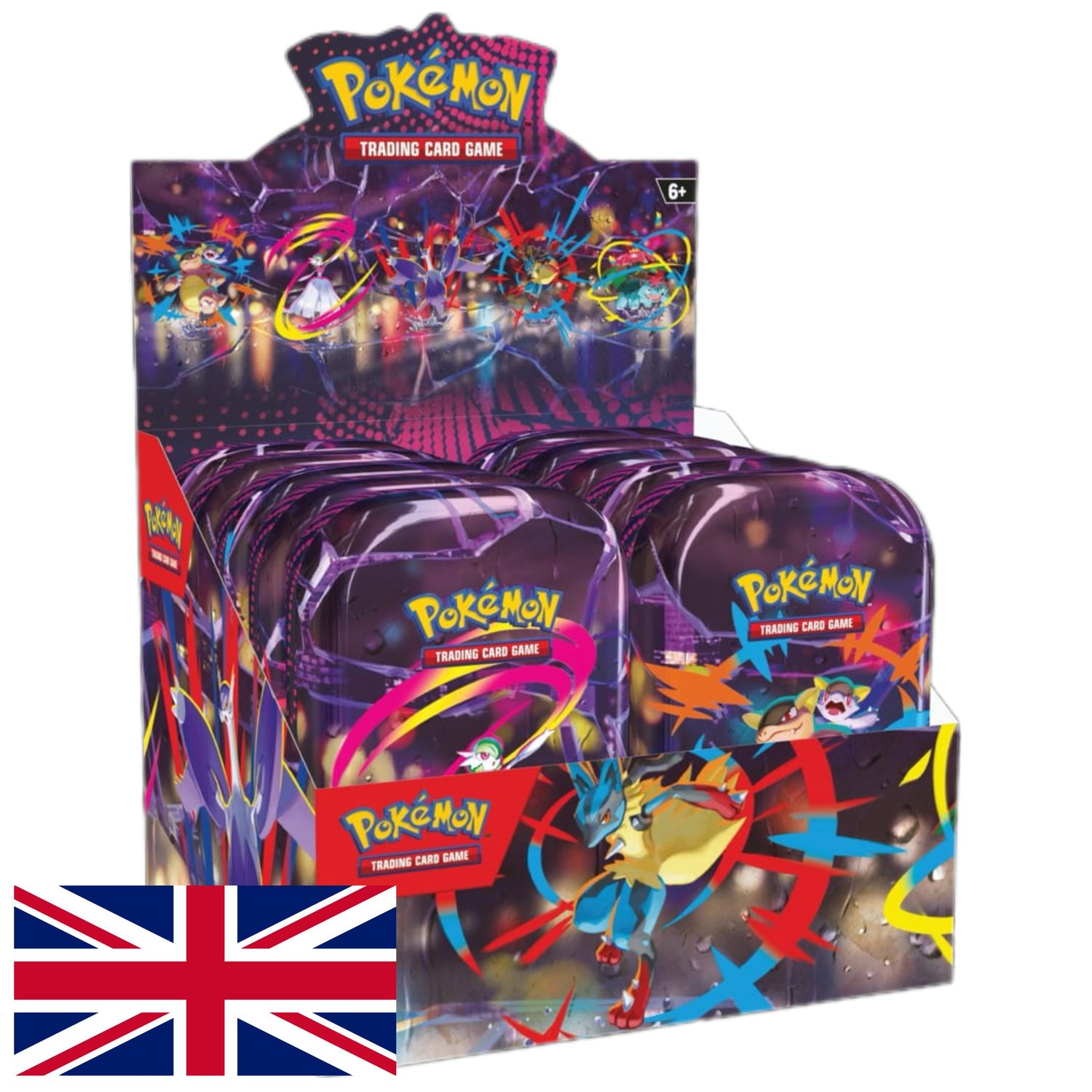 Mini latas Pokémon Mega Evolution y Mega Evolución