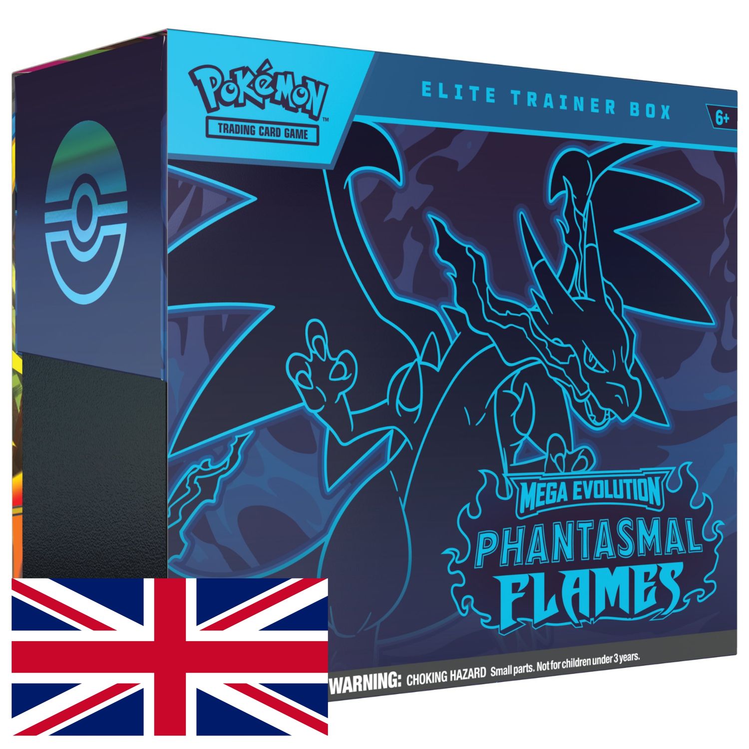 Caja de Entrenador de Elite Pokémon Fuegos Fantasmales y Phantasmal Flames