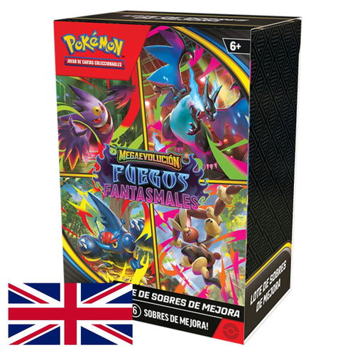 Booster Bundle Pokémon Fuegos Fantasmales y Phantasmal Flames