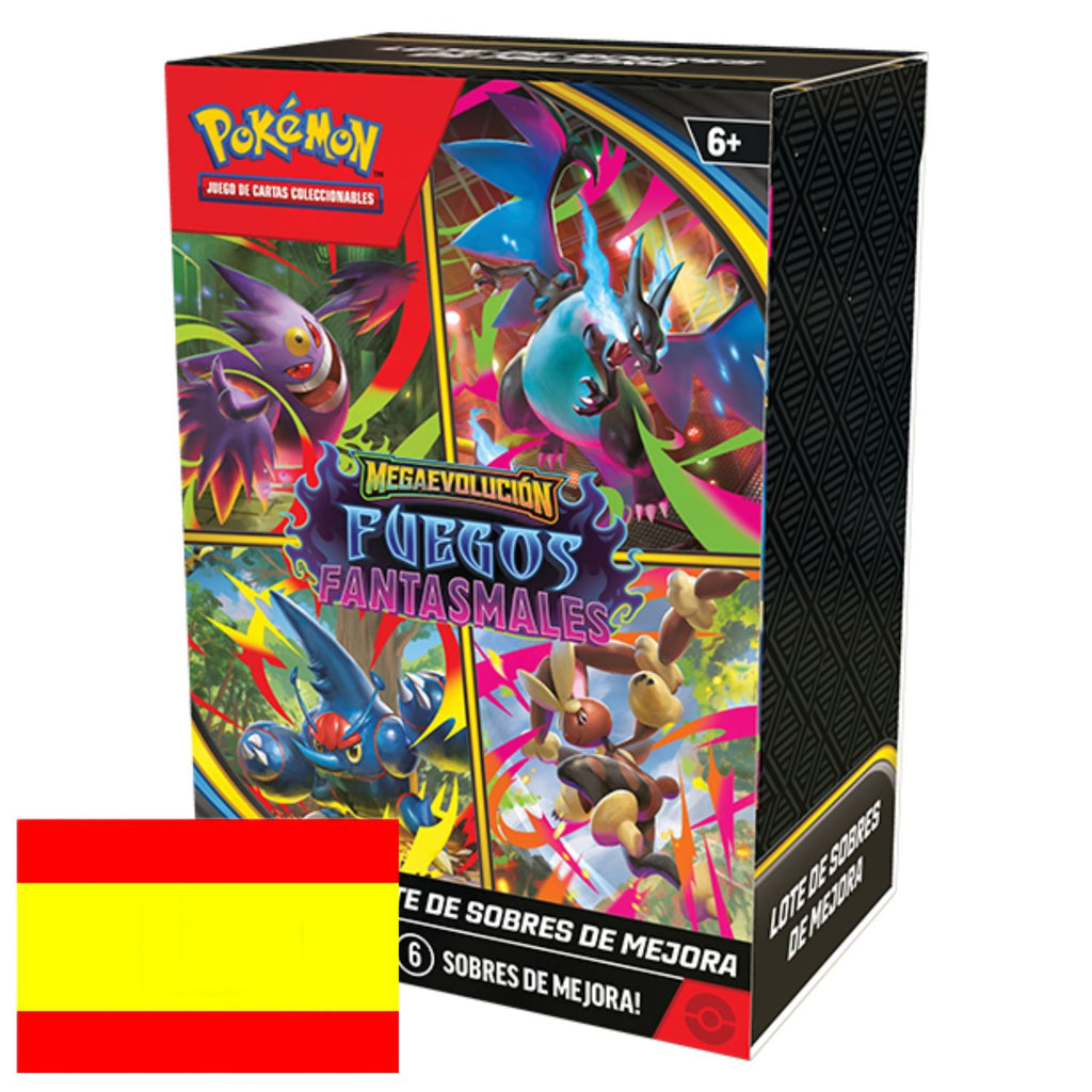 Booster Bundle Pokémon Fuegos Fantasmales y Phantasmal Flames