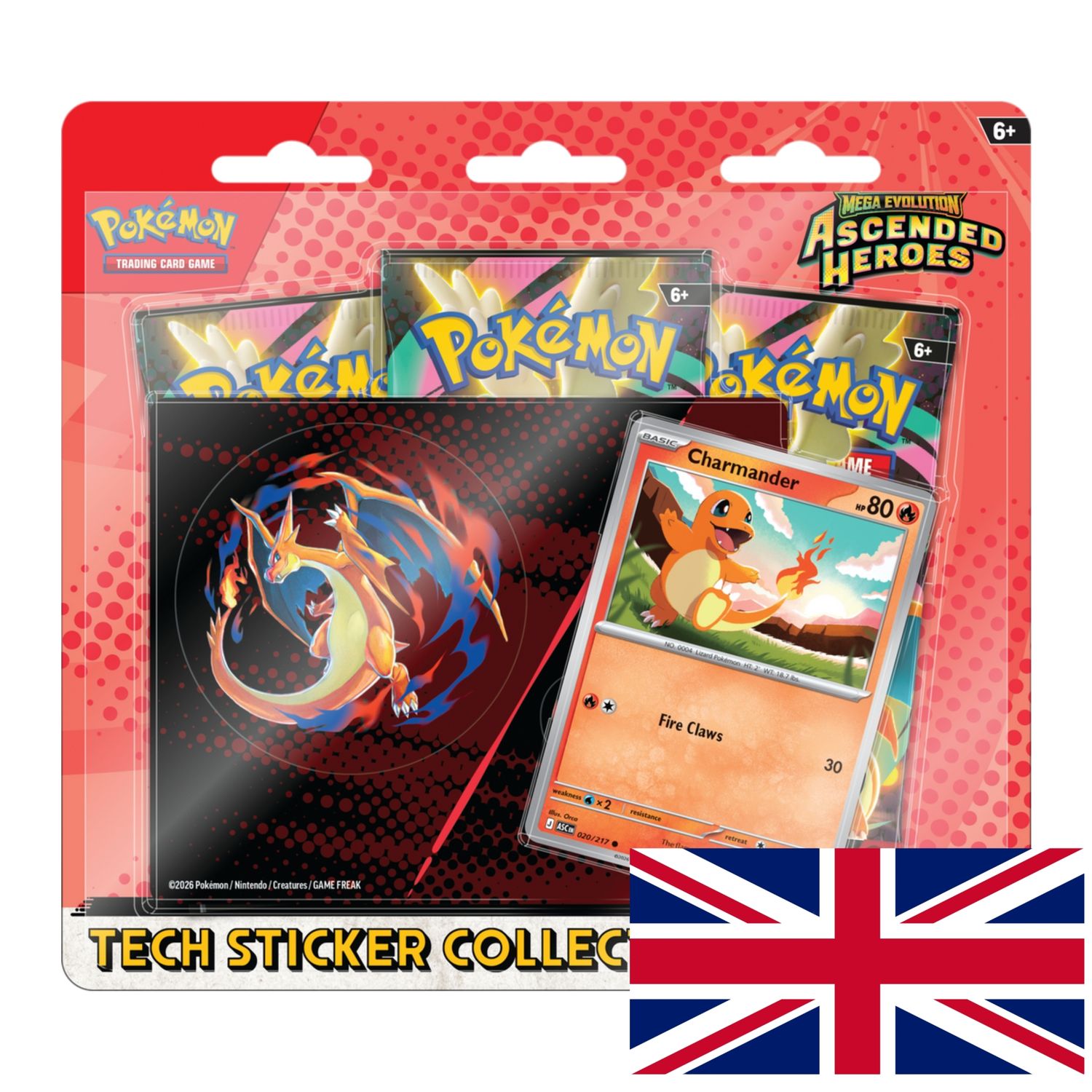 Tech Sticker Collection Pokémon Héroes Ascendentes y Ascended Heroes