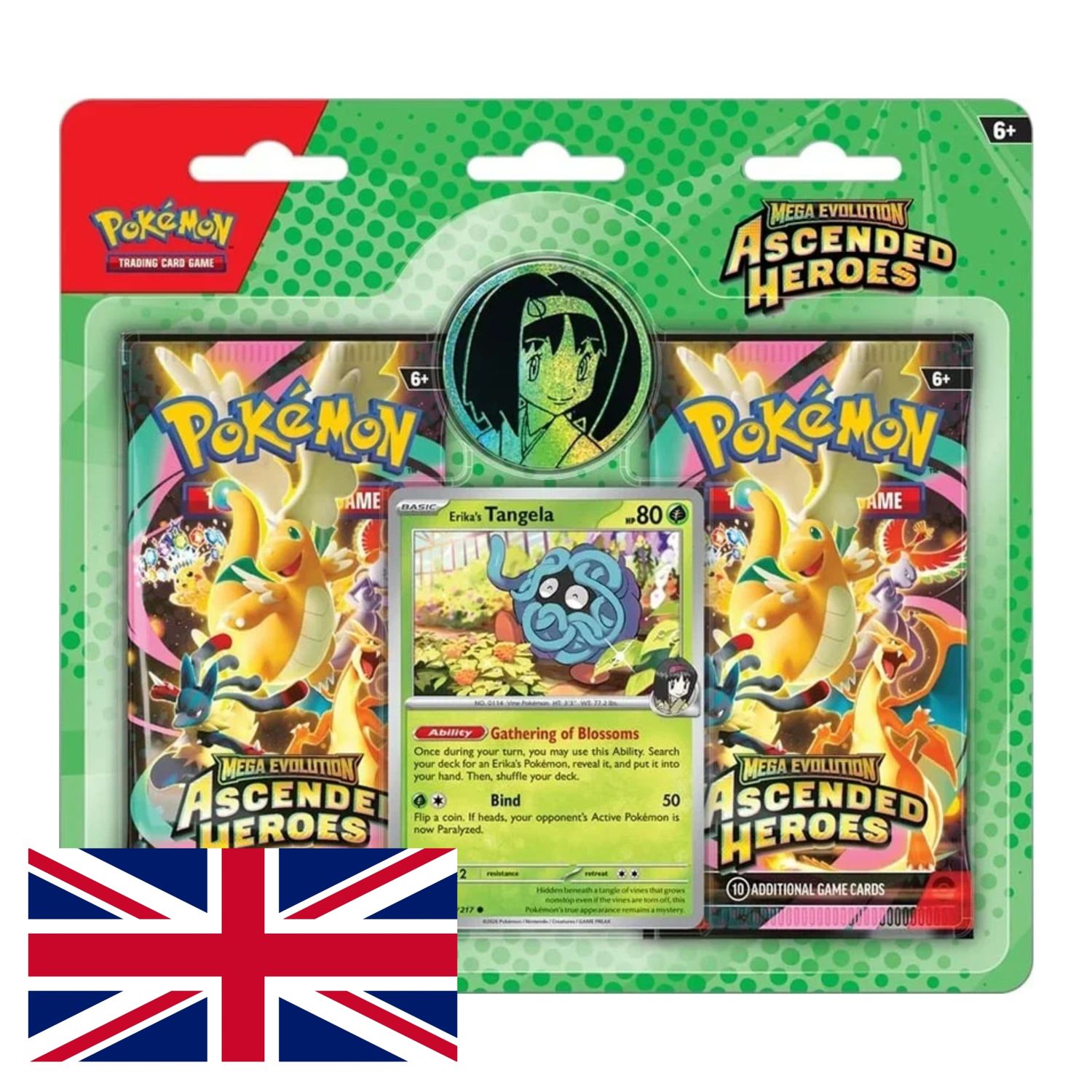 Blíster Pokémon Héroes Ascendentes y Ascended Heroes