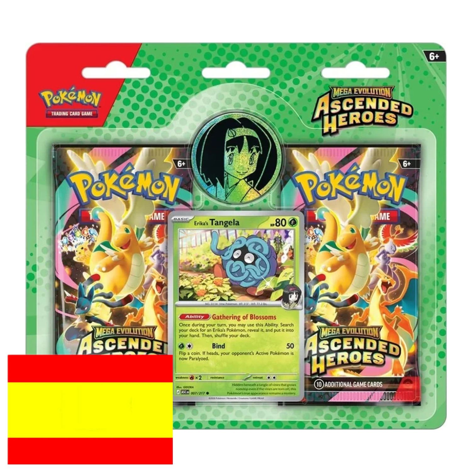 Blíster Pokémon Héroes Ascendentes y Ascended Heroes