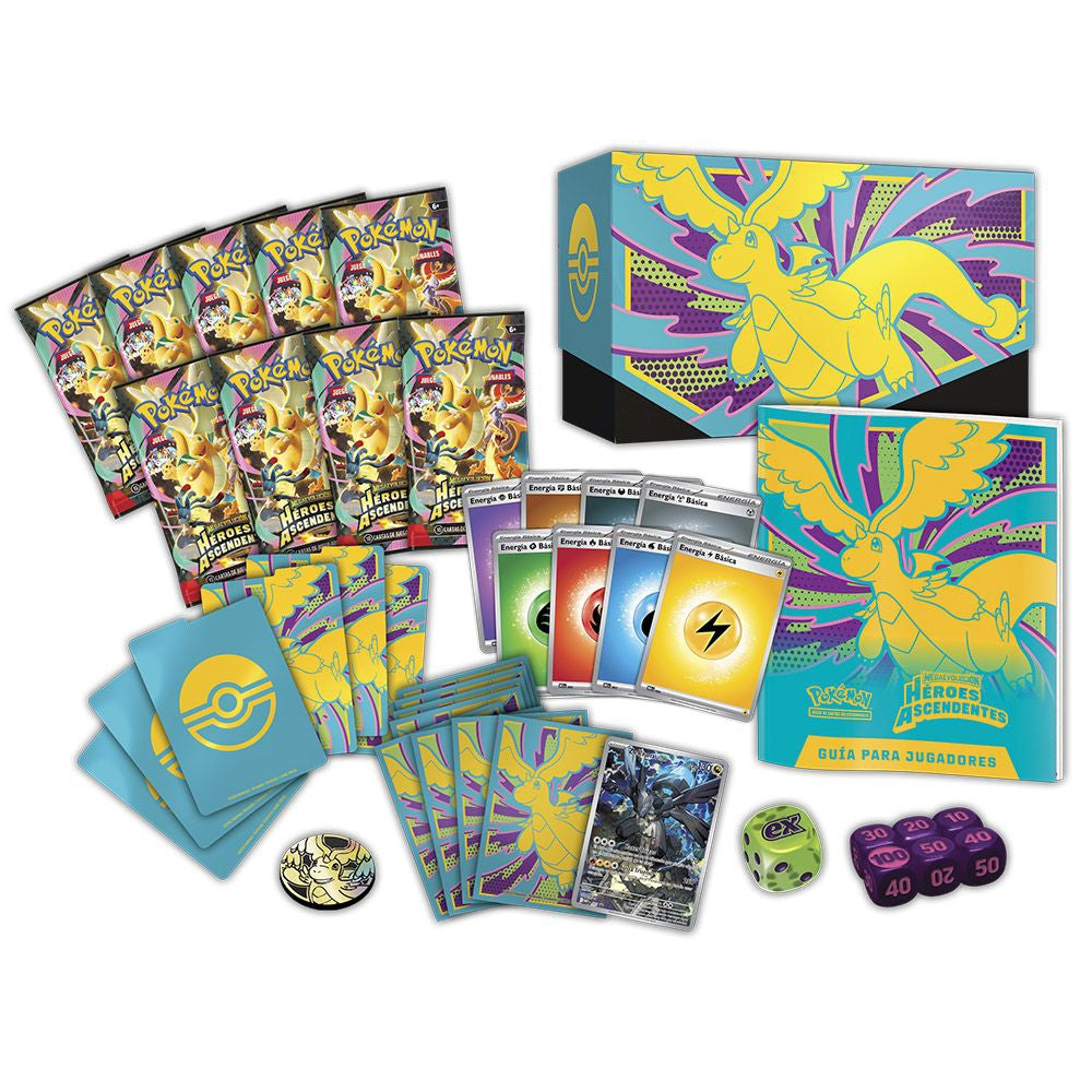 Elite Trainer Box Pokémon Héroes Ascendentes y Ascended Heroes