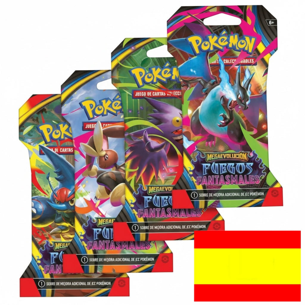 Sobres Emblistados Fuegos Fantasmales y Phantasmal Flames