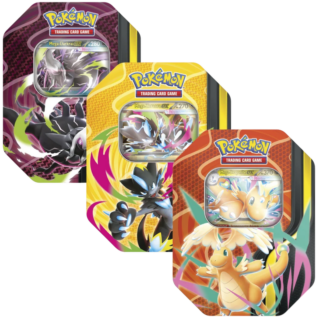 Latas Pokémon Megapotencia