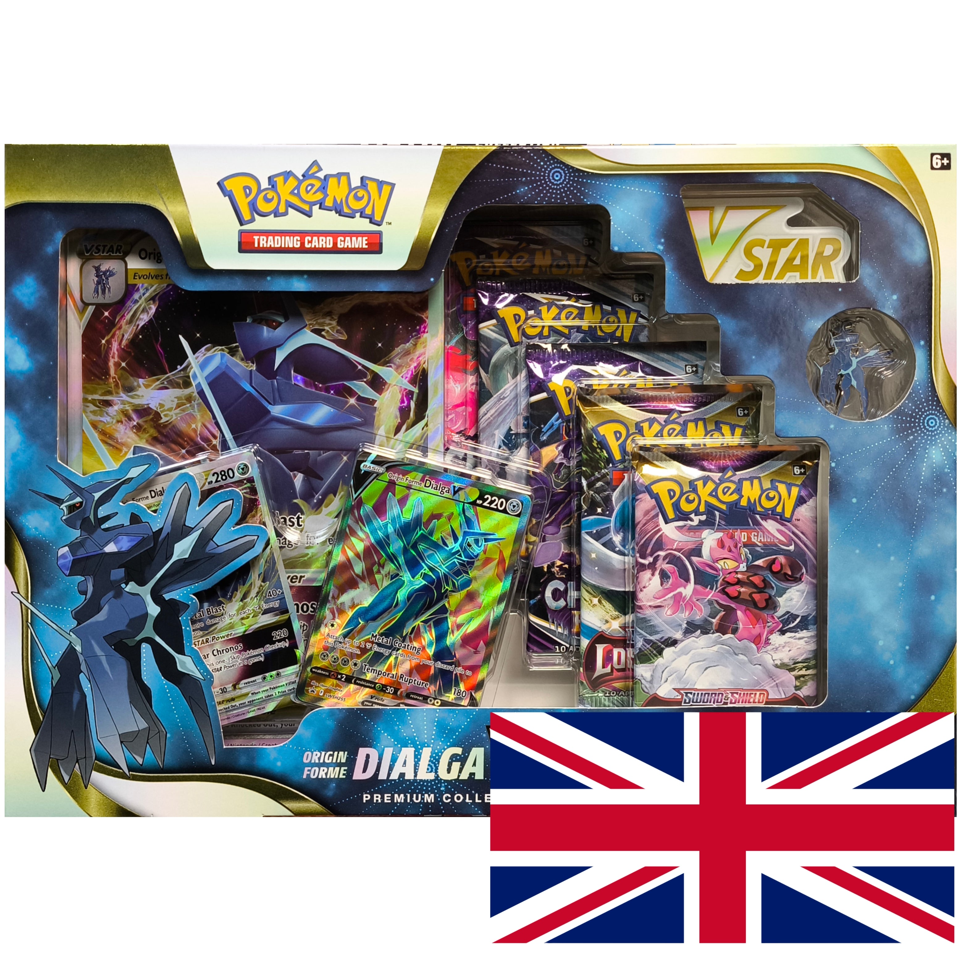 Colecciones Premium Dialga Origen V-ASTRO y Palkia Origen V-ASTRO Pokémon