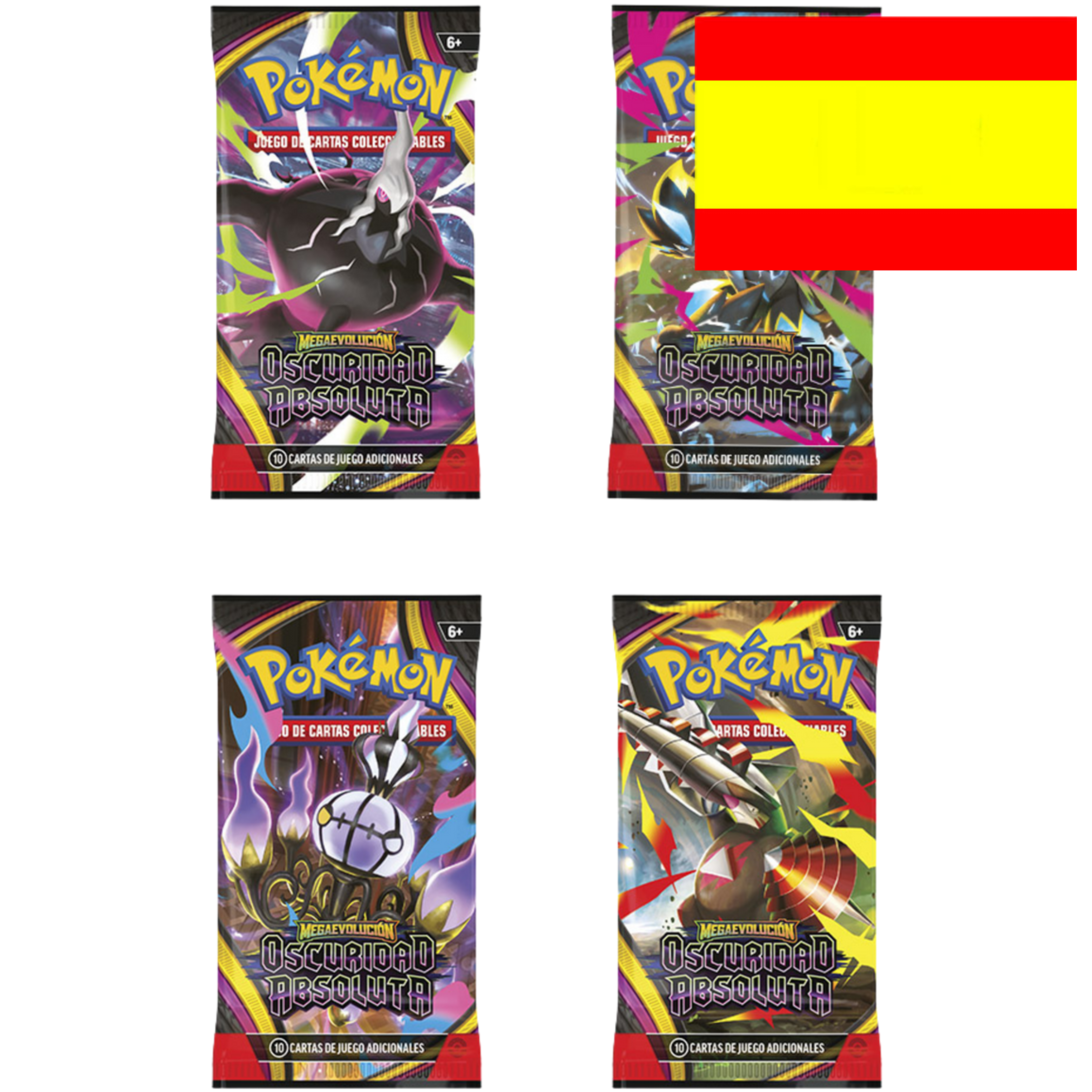 Sobres Oscuridad Absoluta y Pitch Black