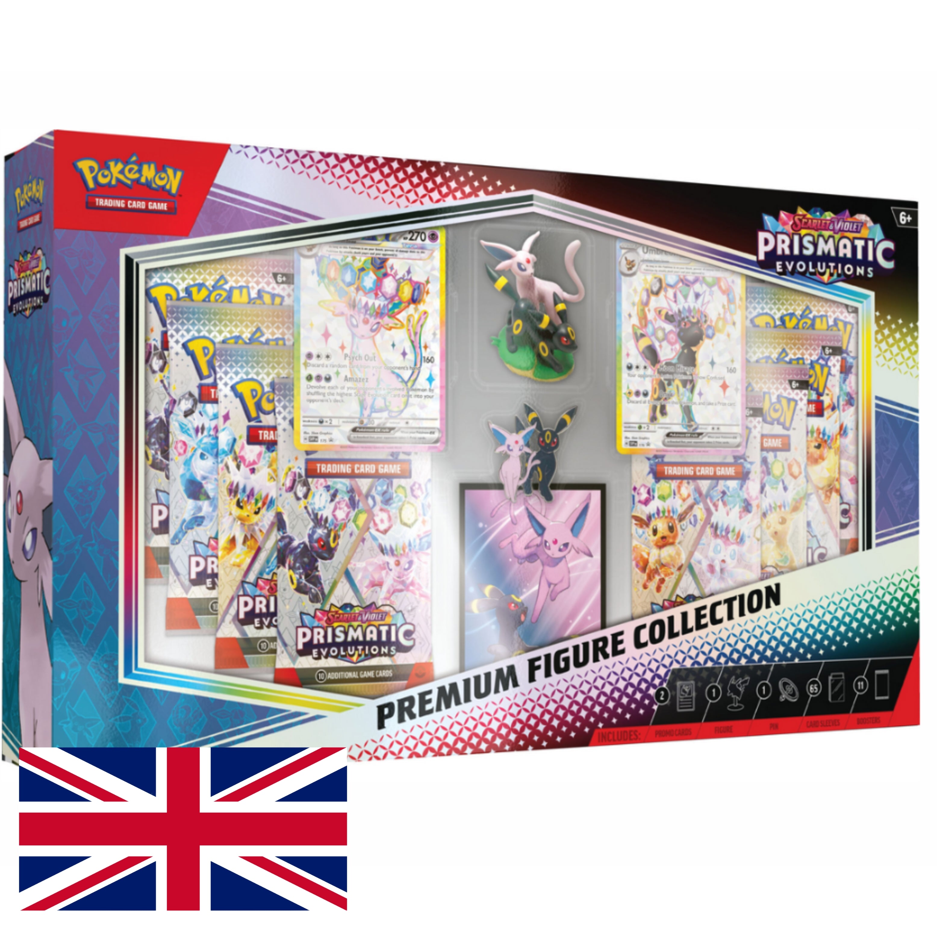 Premium Figure Collection  Prismatic Evolutions y Evoluciones Prismáticas