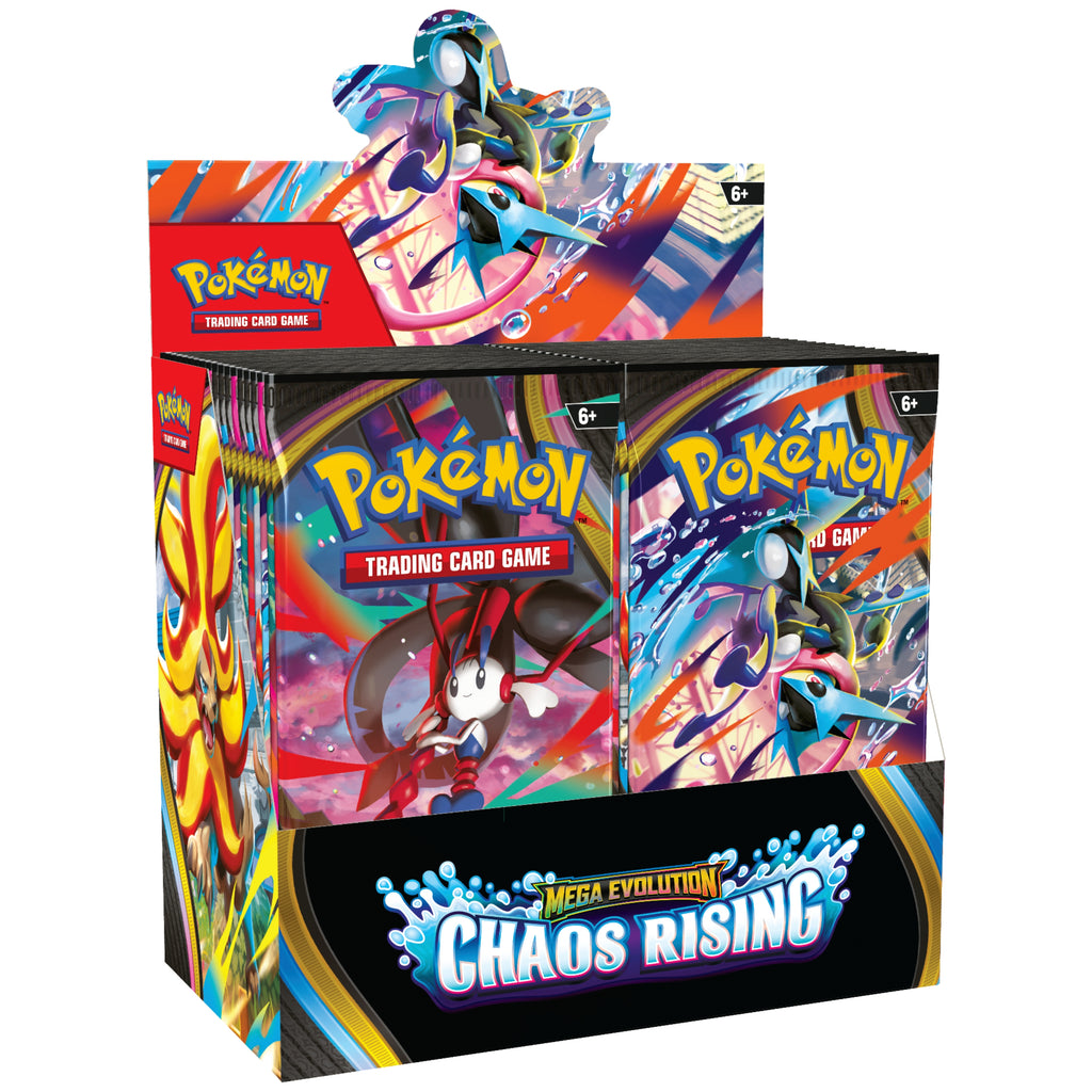 Caja 36 sobres Pokémon Caos Creciente y Chaos Rising