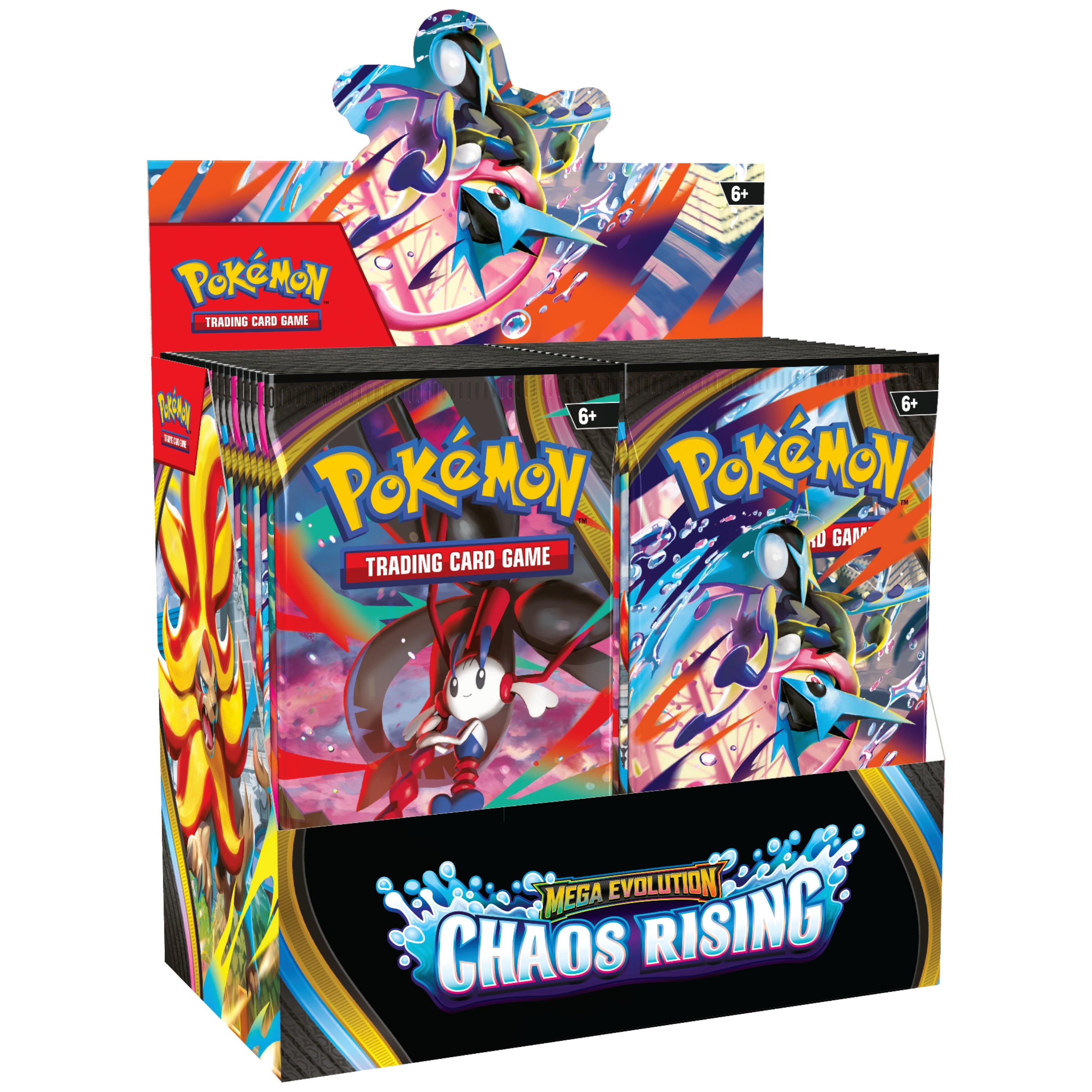 [PREVENTA] Caja 36 sobres Pokémon Caos Creciente y Chaos Rising